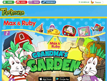 Tablet Screenshot of maxandruby.treehousetv.com